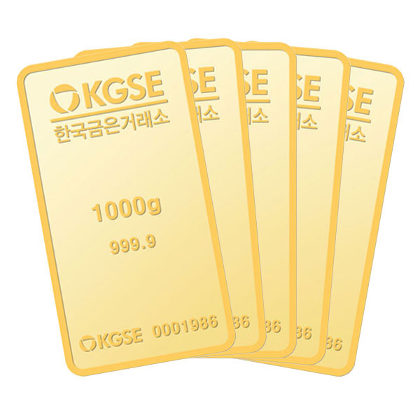 한국금은거래소 1000g 골드바 * 5ea